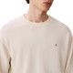 Calvin Klein Sweater With Embroidered Monogram-Tofu