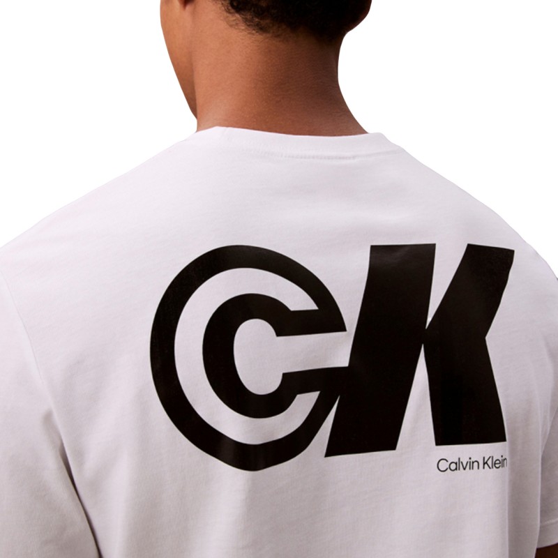 Calvin Klein T-Shirt Sport Logo Graphic-Brilliant White Calvin Klein T-Shirt Sport Logo Graphic-Brilliant White