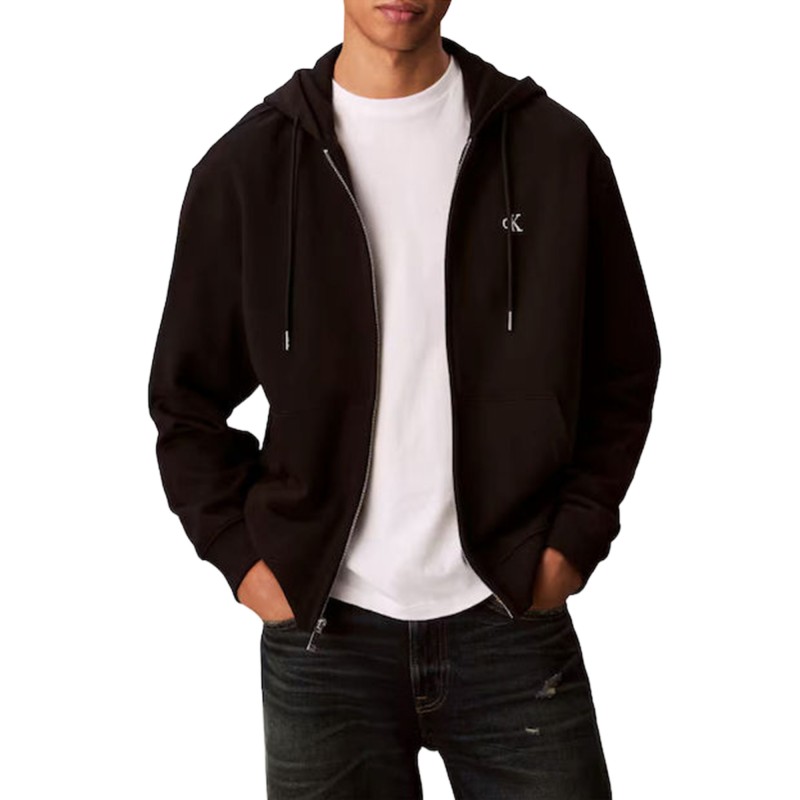 Calvin Klein Hoodie Terry 350 Monogram-Black