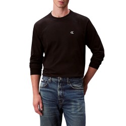 Calvin Klein Blouse Long Sleeve Monogram-Black
