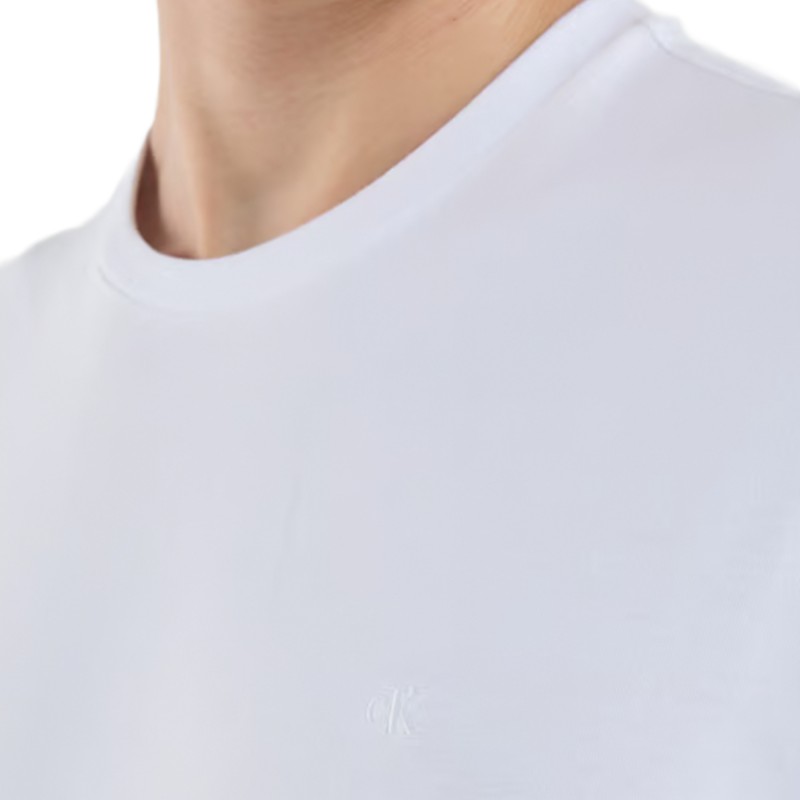 Calvin Klein T-Shirt Classic Monologo-Bright White