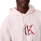 Calvin Klein Hoodie Terry 350 Graphic-White Greige