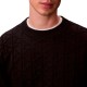 Calvin Klein Sweater Allover Emblem Logo Relaxed-Black