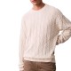 Calvin Klein Sweater Allover Emblem Logo Relaxed-Tofu