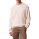 Calvin Klein Sweater Allover Emblem Logo Relaxed-Tofu