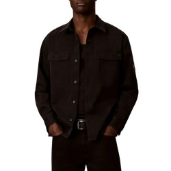 Calvin Klein Overshirt Utility Chino Relaxed-Black