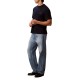 Calvin Klein T-Shirt Relaxed Embossed Logo-Dark Sapphire