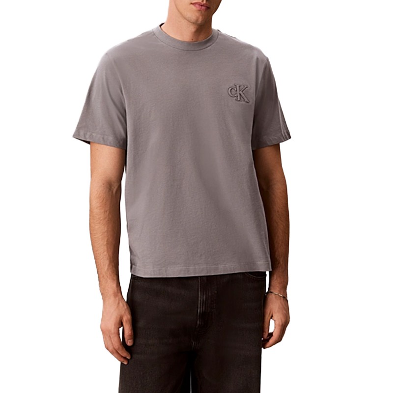 Calvin Klein T-Shirt Relaxed Embossed Logo-Convoy