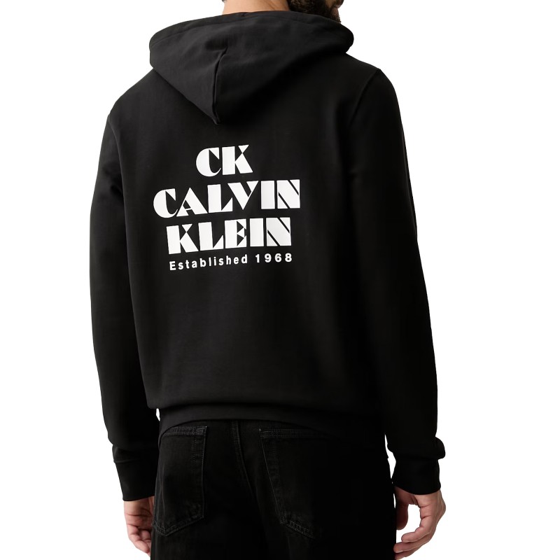 Calvin Klein Hoodie Terry With Logo-Black