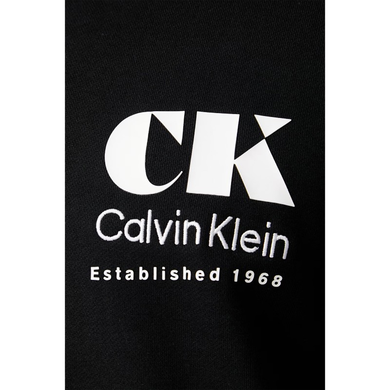 Calvin Klein Hoodie Terry With Logo-Black