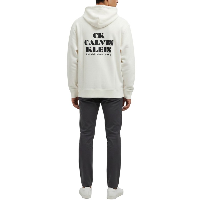 Calvin Klein Hoodie Terry With Logo-Tofu