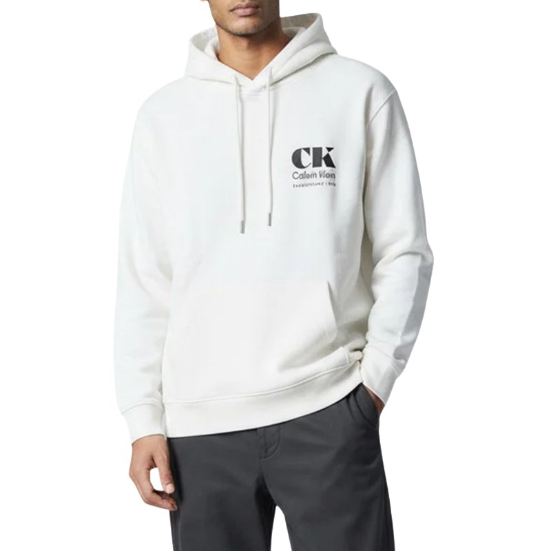 Calvin Klein Hoodie Terry With Logo-Tofu