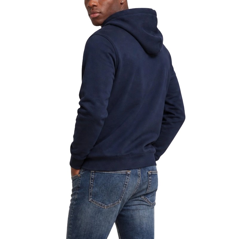Calvin Klein Hoodie Terry Micro Monologo-Dark Sapphire