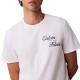 Calvin Klein T-Shirt Embroidered Logo-Bright White