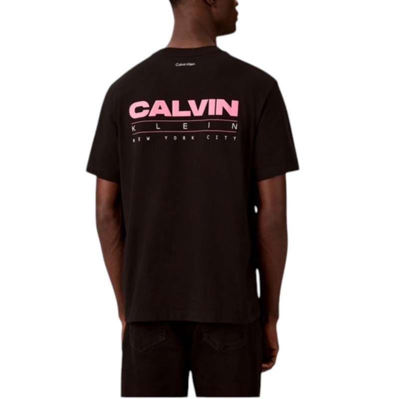 Calvin klein T-Shirt Relaxed Back Logo-Black