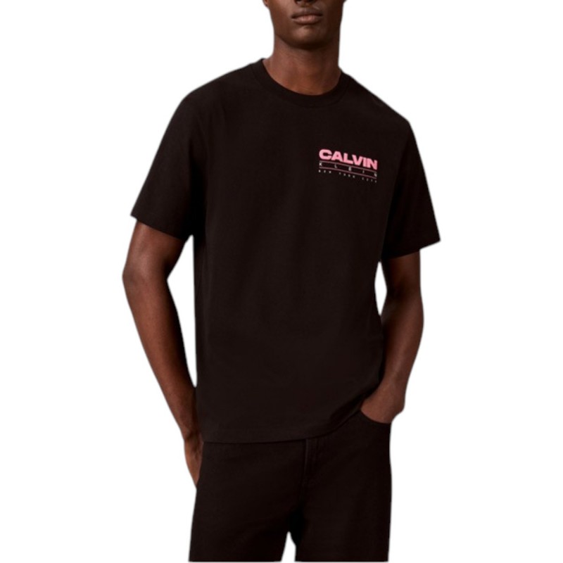 Calvin klein T-Shirt Relaxed Back Logo-Black