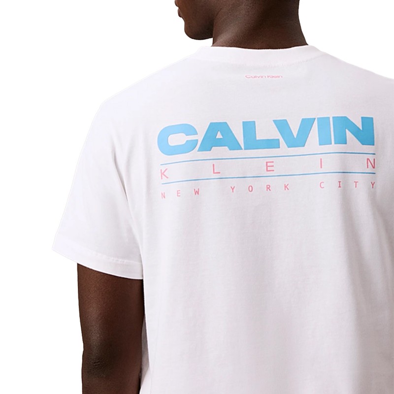 Calvin klein T-Shirt Relaxed Back Logo-Bright White