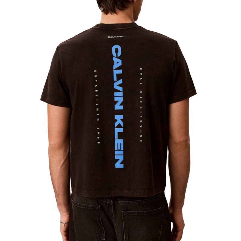 Calvin Klein T-Shirt 20S Washed Spine Graphic-Black Calvin Klein T-Shirt 20S Washed Spine Graphic-Black