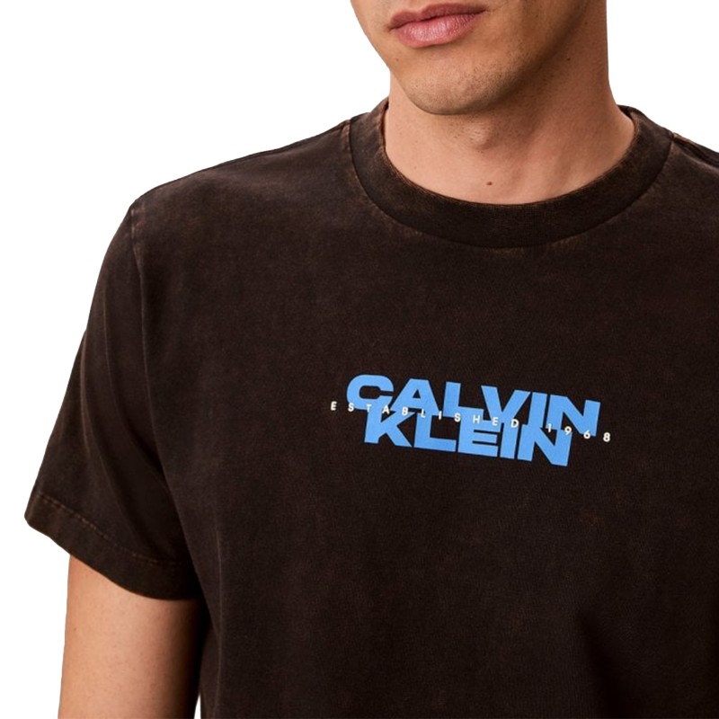Calvin Klein T-Shirt 20S Washed Spine Graphic-Black Calvin Klein T-Shirt 20S Washed Spine Graphic-Black