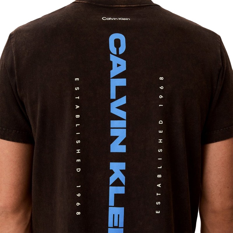 Calvin Klein T-Shirt 20S Washed Spine Graphic-Black Calvin Klein T-Shirt 20S Washed Spine Graphic-Black