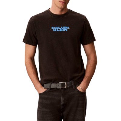 Calvin Klein T-Shirt 20S Washed Spine Graphic-Black