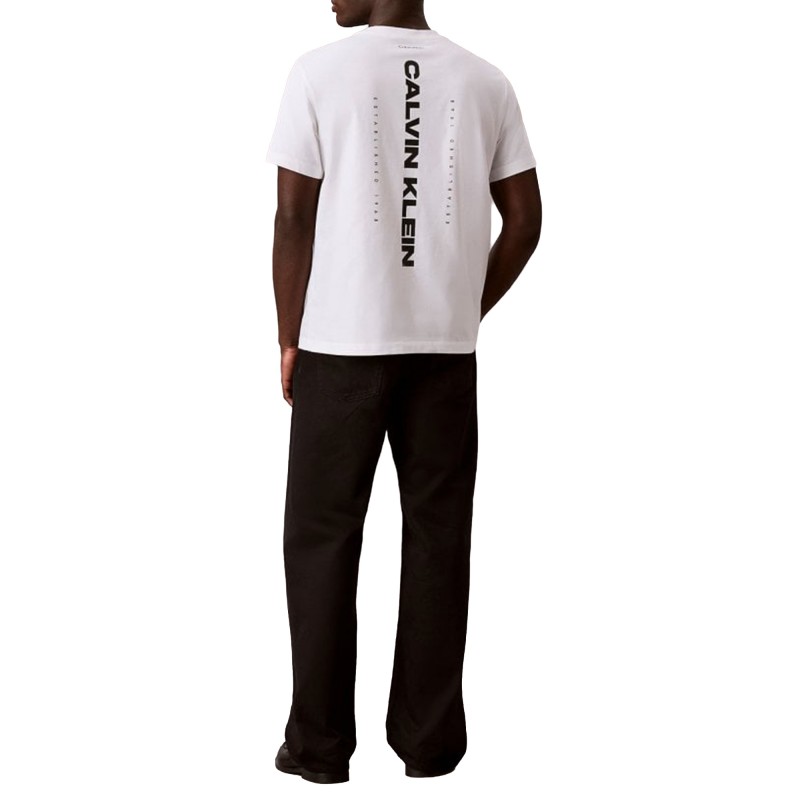 Calvin Klein T-Shirt 20S Washed Spine Graphic-Bright White Calvin Klein T-Shirt 20S Washed Spine Graphic-Bright White
