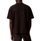 Calvin Klein T-Shirt Relaxed Logo Appliqué-Black