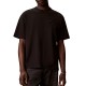 Calvin Klein T-Shirt Relaxed Logo Appliqué-Black