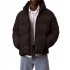 Calvin Klein Jacket Puffer Logo Heat SealDown-Black