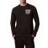 Calvin Klein-T-Shirt LS Block Front Logo-Black