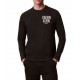 Calvin Klein-T-Shirt LS Block Front Logo-Black