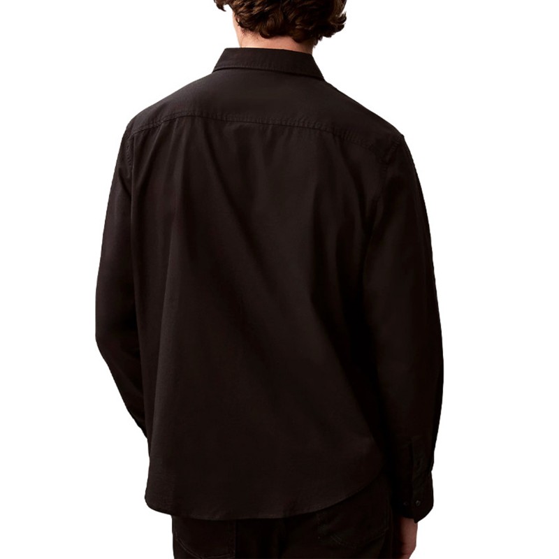 Calvin Klein Shirt Solid Oxford Classic-Black