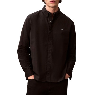 Calvin Klein Shirt Solid Oxford Classic-Black