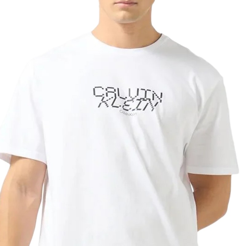 Calvin Klein T-Shirt Futura Graphic-Brilliant White