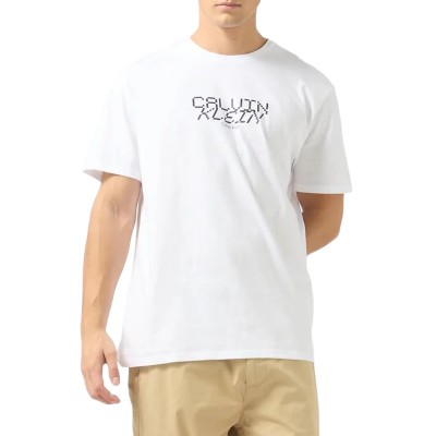 Calvin Klein T-Shirt Futura Graphic-Brilliant White