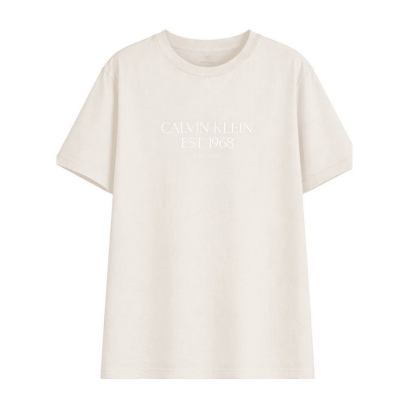 Calvin Klein T-Shirt Wholesale Jeans Graphics-Oatmeal