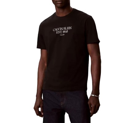 Calvin Klein T-Shirt Whosela Jeans Graphics-Black