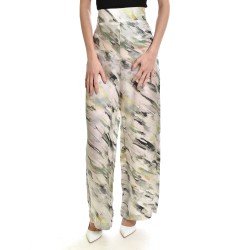 Lotus Eaters Satin Relaxed Fit Trousers-Monet