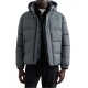 Replay Jacket Padded And Quilted-Anthracite Replay Jacket Padded And Quilted-Anthracite
