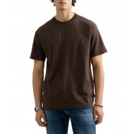 Replay T-Shirt With Lettering Logo-Bracken