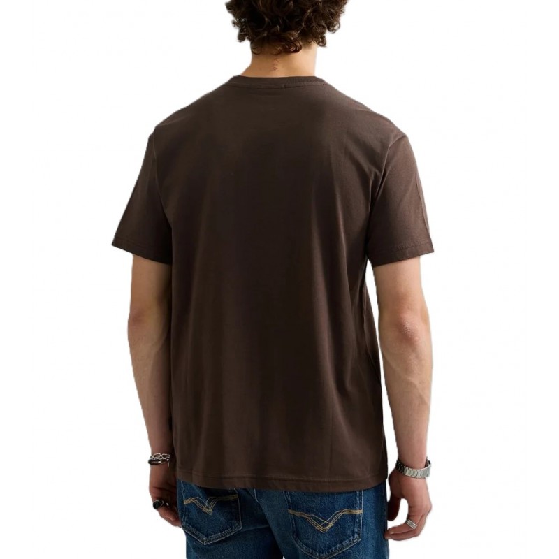 Replay T-Shirt With Lettering Logo-Bracken Replay T-Shirt With Lettering Logo-Bracken