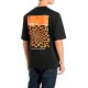 Replay T-Shirt Orange Print-Black