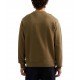 Replay Sweatshirt With Embroidery Logo-Mud Replay Sweatshirt With Embroidery Logo-Mud