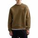 Replay Sweatshirt With Embroidery Logo-Mud Replay Sweatshirt With Embroidery Logo-Mud