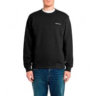 Replay Sweatshirt With Embroidery Logo-Black
