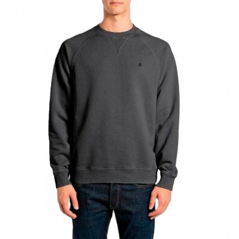 Replay Sweatshirt With Logo-Anthracite