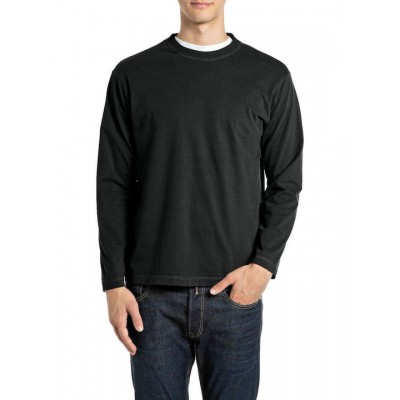 Replay T-Shirt Long Sleeve-Black