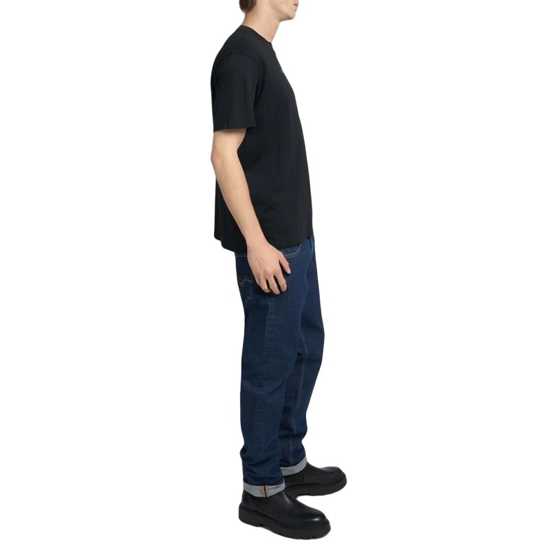 Replay T-Shirt With Lettering-Black