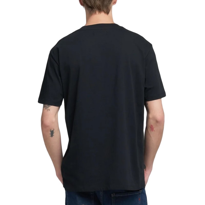 Replay T-Shirt With Lettering-Black