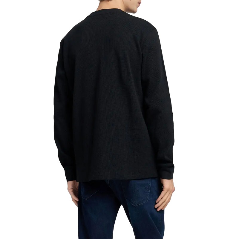 Replay T-Shirt Long Sleeved Regular Fit-Black